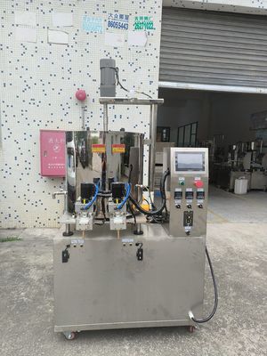 Серво двойная голова заполняющая машина для кремов 5KW 80L барабан объем