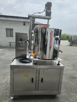 Серво двойная голова заполняющая машина для кремов 5KW 80L барабан объем